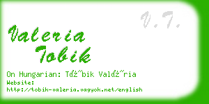 valeria tobik business card